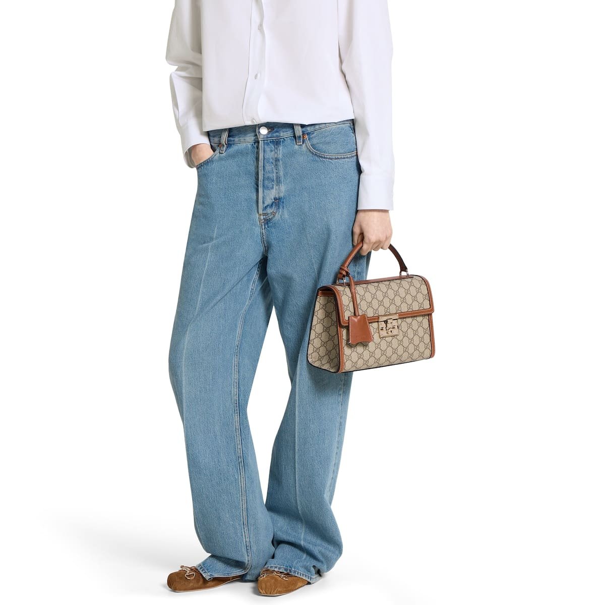 Gvc*1 Padlock medium top handle bag