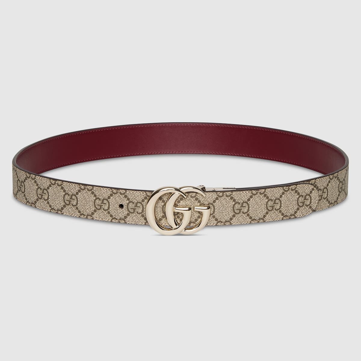 Gvc*1 Reversible GG Marmont wide belt
