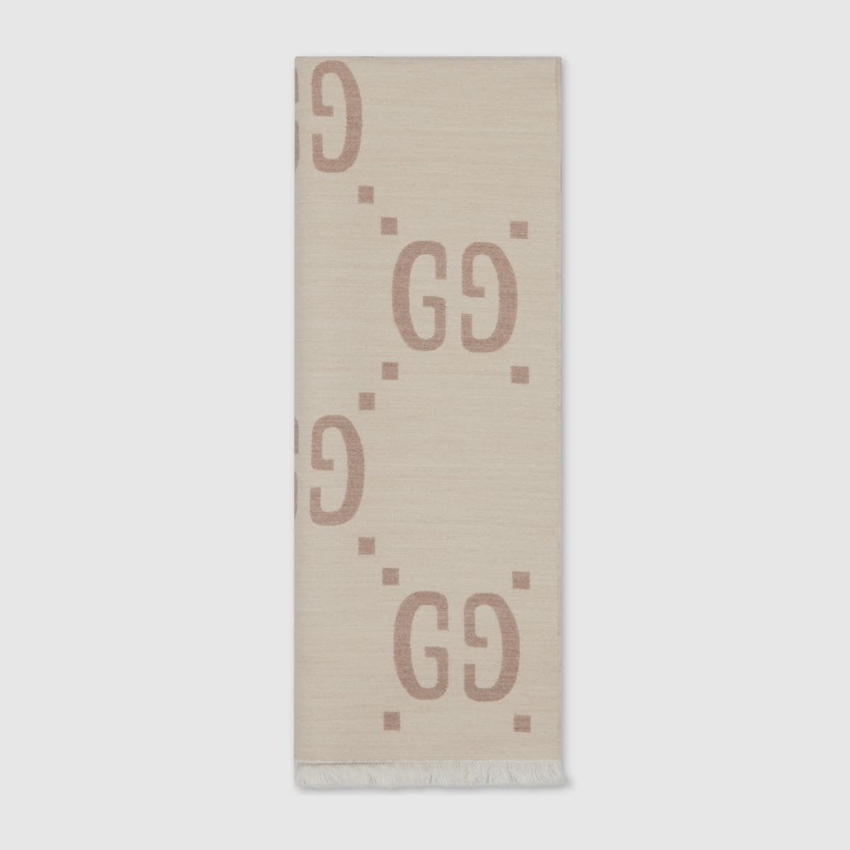 Gvc*1 jacquard wool silk scarf