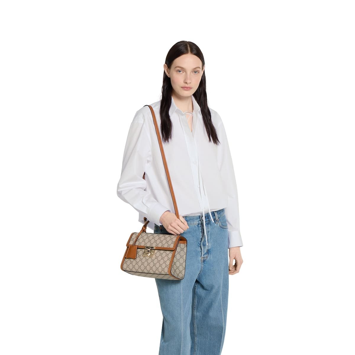 Gvc*1 Padlock medium top handle bag