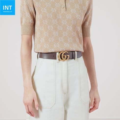 Gvc*1 GG Marmont reversible belt