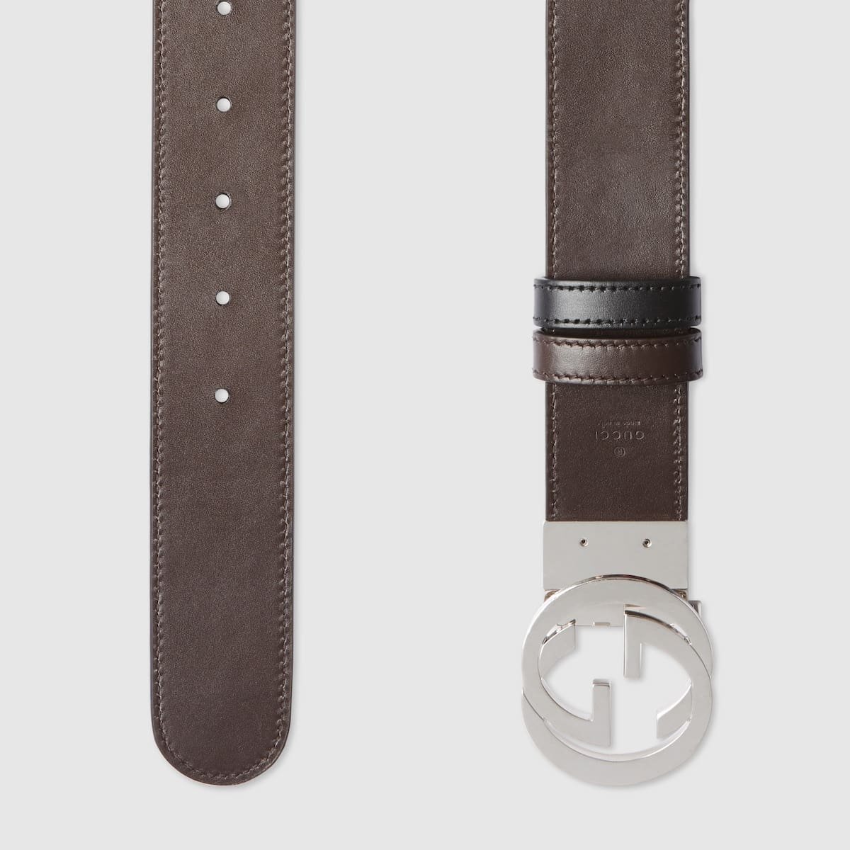 Gvc*1 Reversible belt with Interlocking G buckle