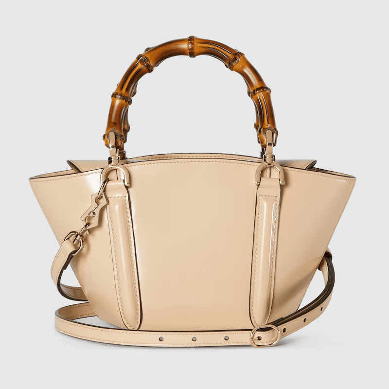 Gvc*1 Mini bamboo top handle tote bag