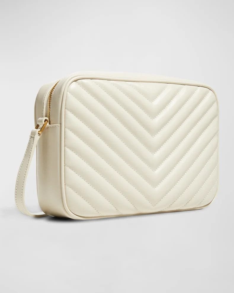 Sa1nt Lau*nt Lou Medium Y51 Camera Bag with Tassel in Quilted Leather