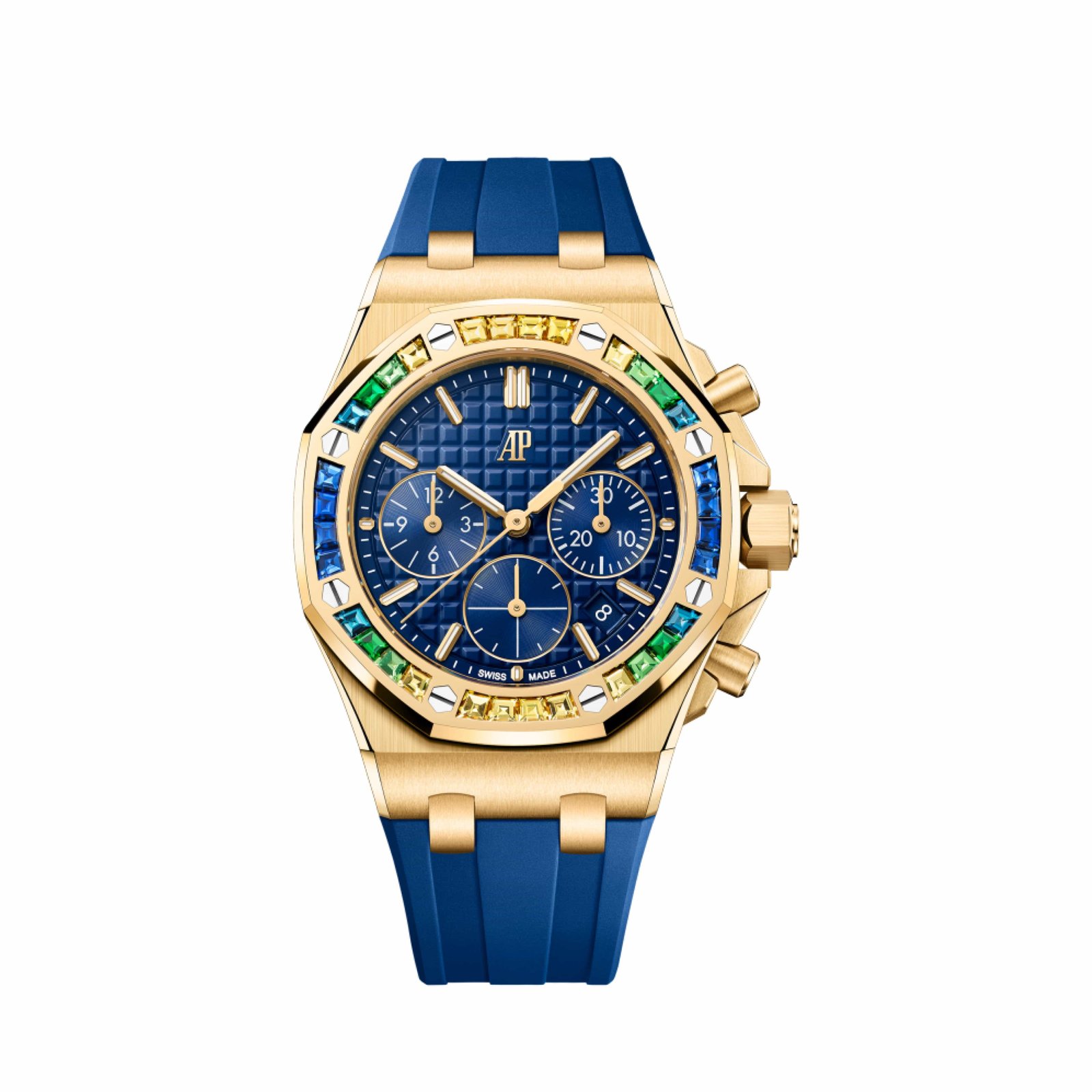 Audemars P1g*et Royal Oak Offshore 26236BA.YY.D346CA.01 Yellow Gold Sapphire Dial (2023)