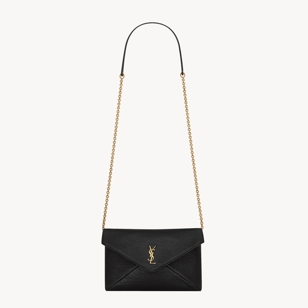 Sa1nt Lau*nt CASSANDRE chain pouch in lambskin