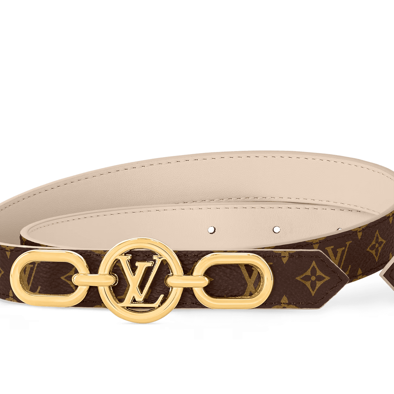 L0vis Vvtt0n M0712V LV Circle Prime 20mm Reversible Belt