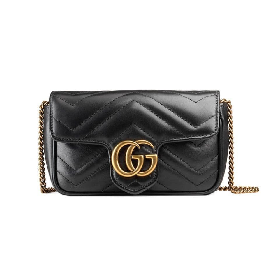 Gvc*1 Marmont matelasse leather S*per mini bag