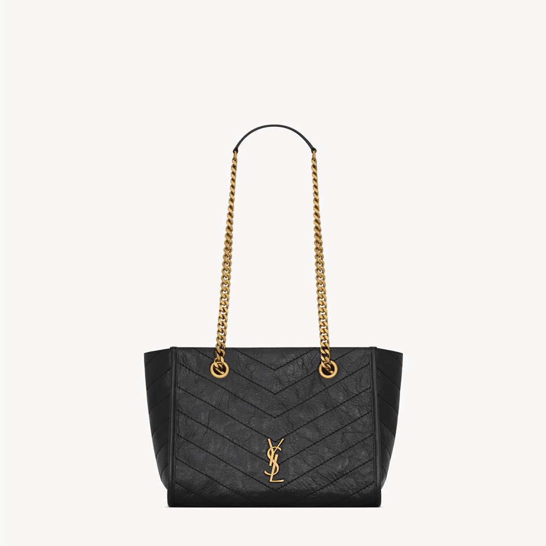 Sa1nt Lau*nt NIKI small shopping in vintage leather