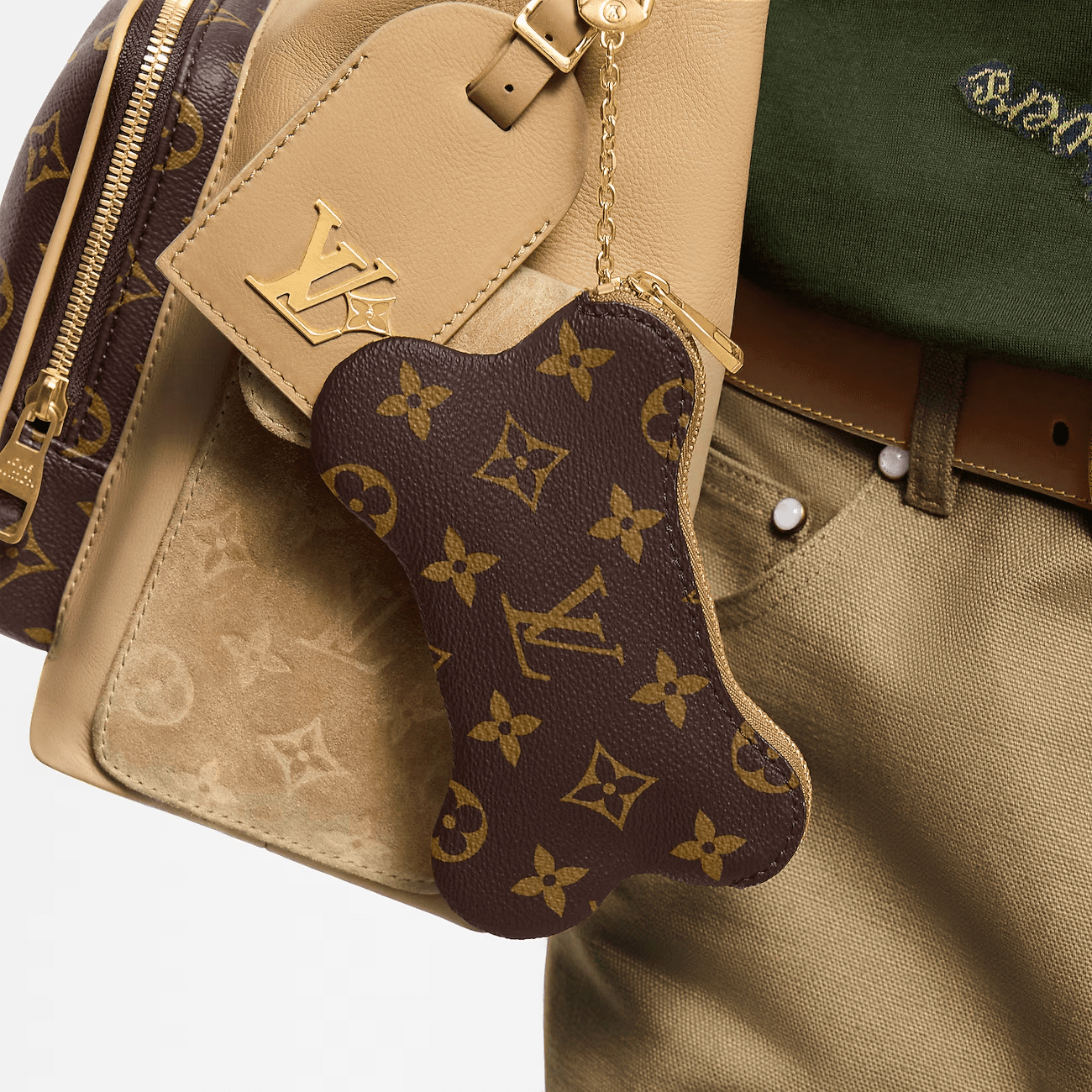 L0vis Vvtt0n M12616 Bone Key Pouch
