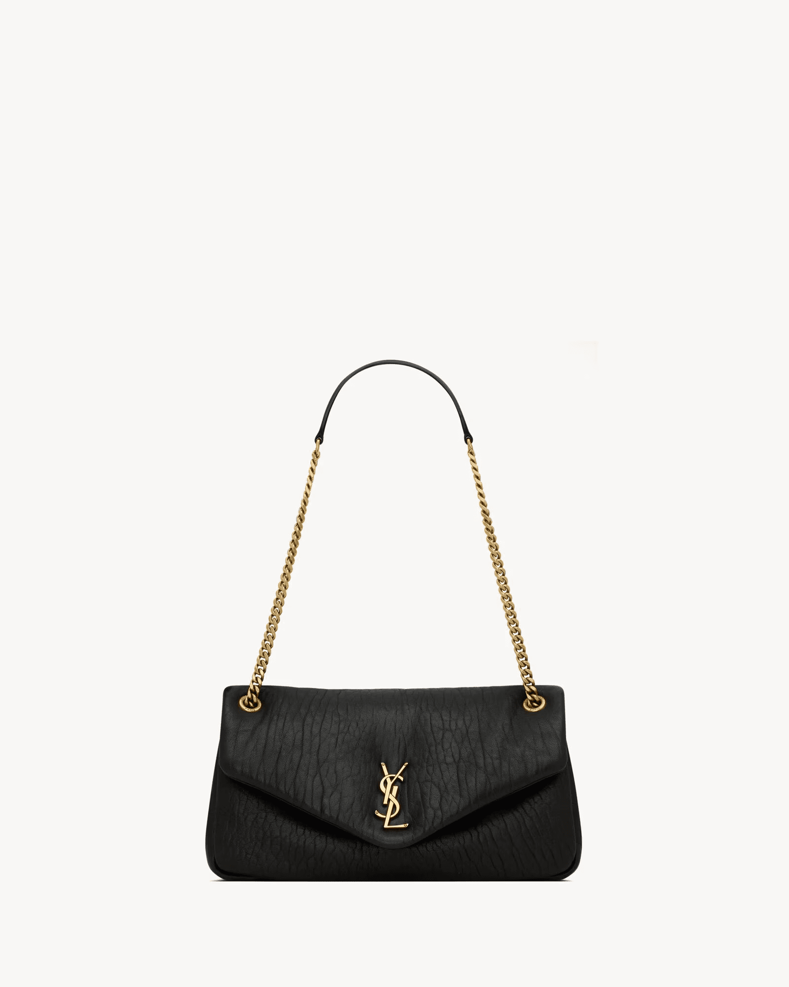 Sa1nt Lau*nt CALYPSO medium in grained lambskin