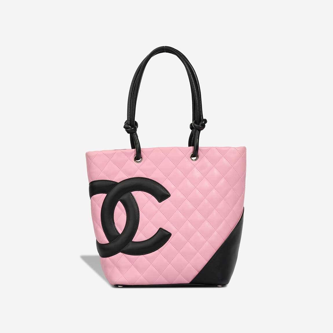 Ch**el Cambon Tote Bag Small Lamb Pink / Black