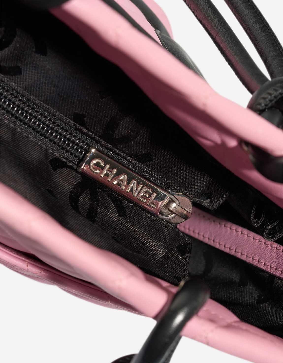 Ch**el Cambon Tote Bag Small Lamb Pink / Black