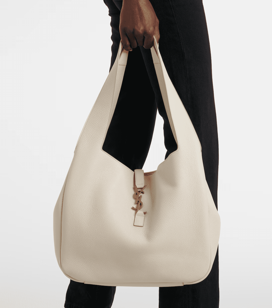 Sa1nt Lau*nt LE 5 À 7 BEA in grained leather