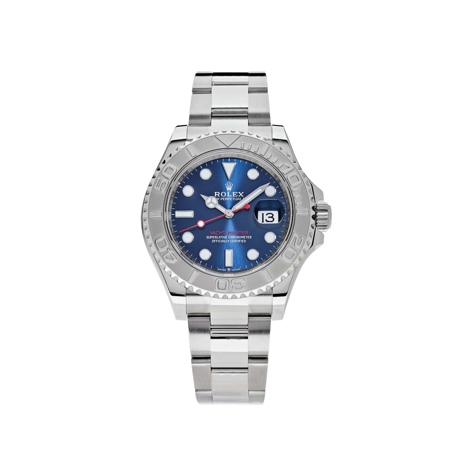 R01ex Yacht-Master 40 126622 Stainless Steel Blue Dial (2019)