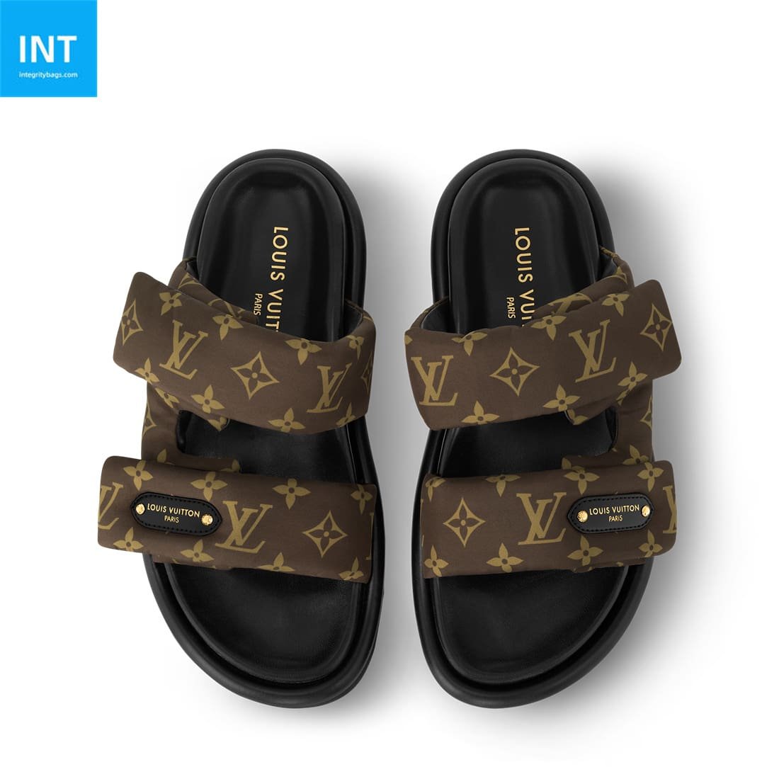 L0vis Vvtt0n 1AHMDM Pool Pillow Flat Comfort Mule