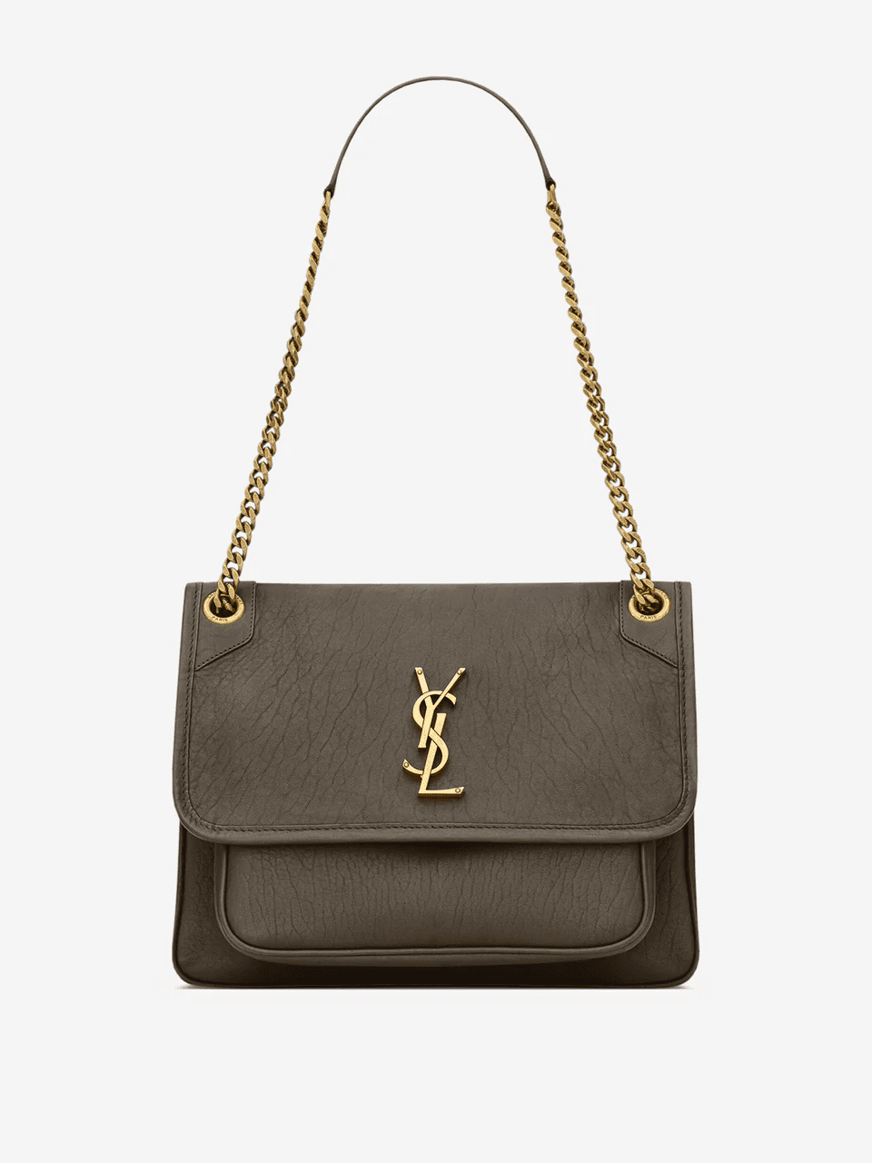 Sa1nt Lau*nt NIKI MEDIUM IN GRAINED LAMBSKIN