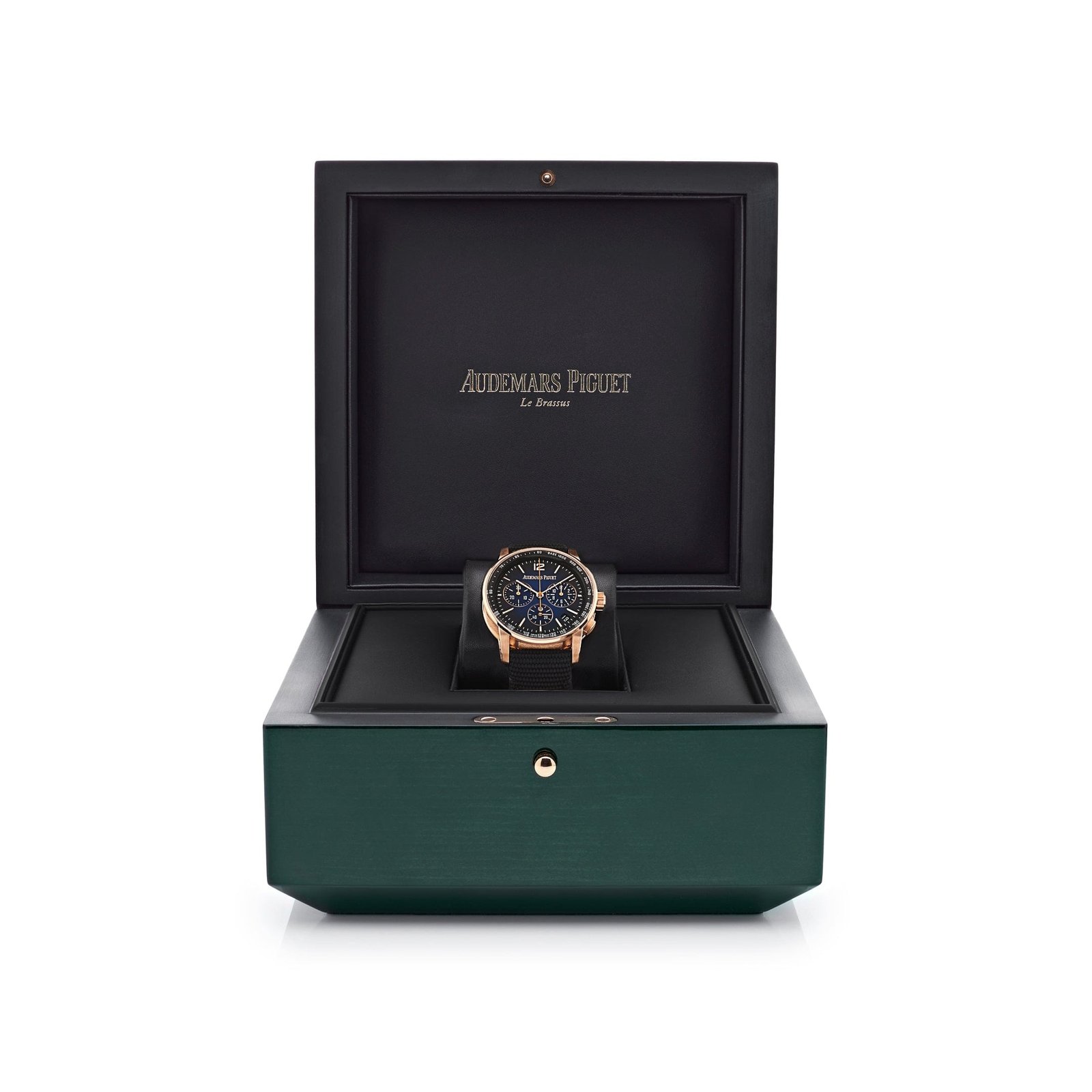 Audemars P1g*et Code 11.59 26393OR.OO.A002KB.03 Selfwinding Chronograph Rose Gold Blue Dial