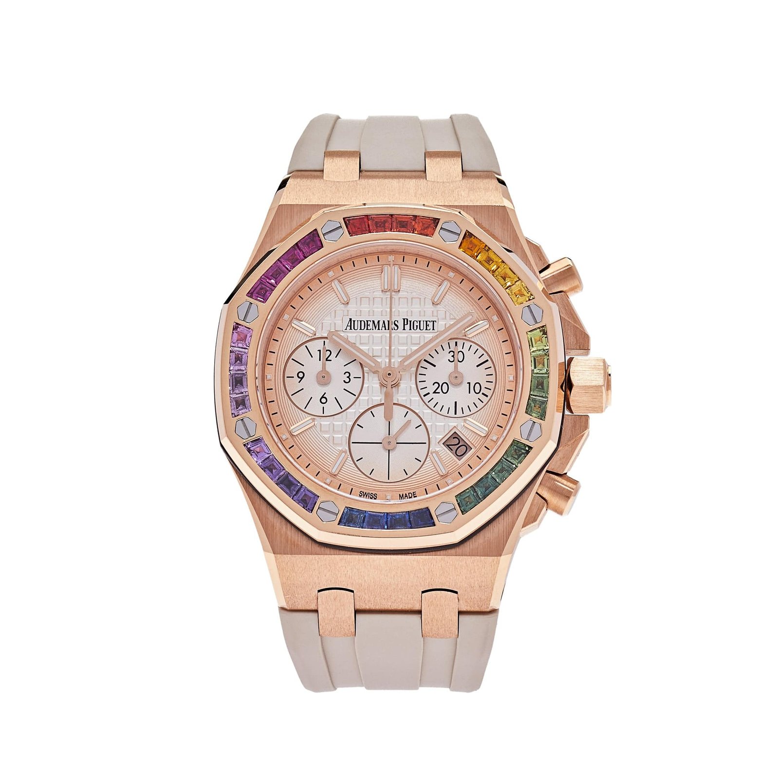 Audemars P1g*et Royal Oak Offshore 26236OR.YY.D085CA.01 Selfwinding Chronograph Rainbow Bezel