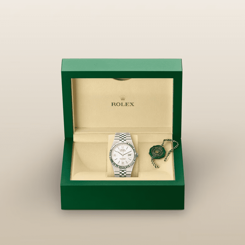 R01ex Land-Dweller Oyster, 40 mm, Oystersteel and white gold M127334