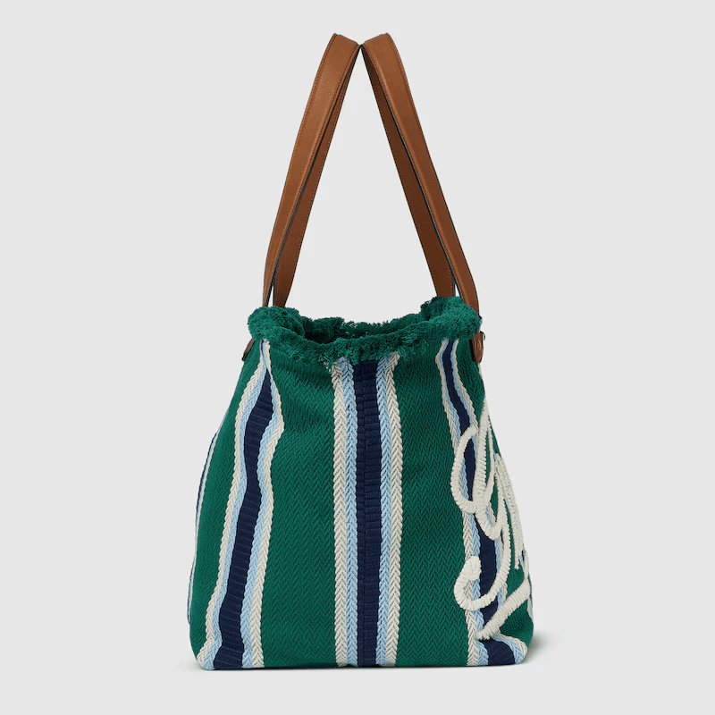 Gvc*1 EMBROIDERED MEDIUM CANVAS TOTE BAG