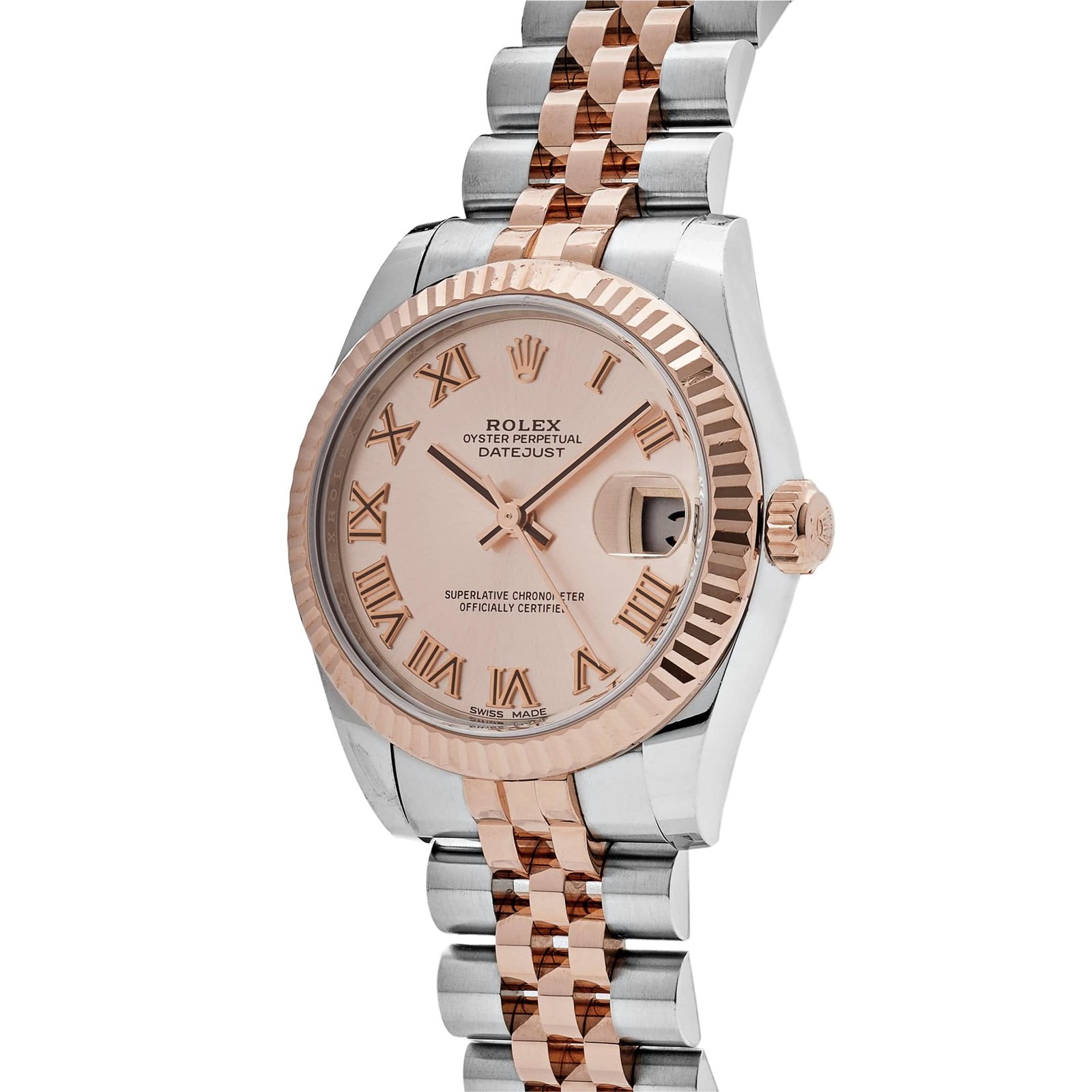 R01ex Datejust 31 178271 ‘Ladies’ Rose Gold Stainless Steel Sundust Dial