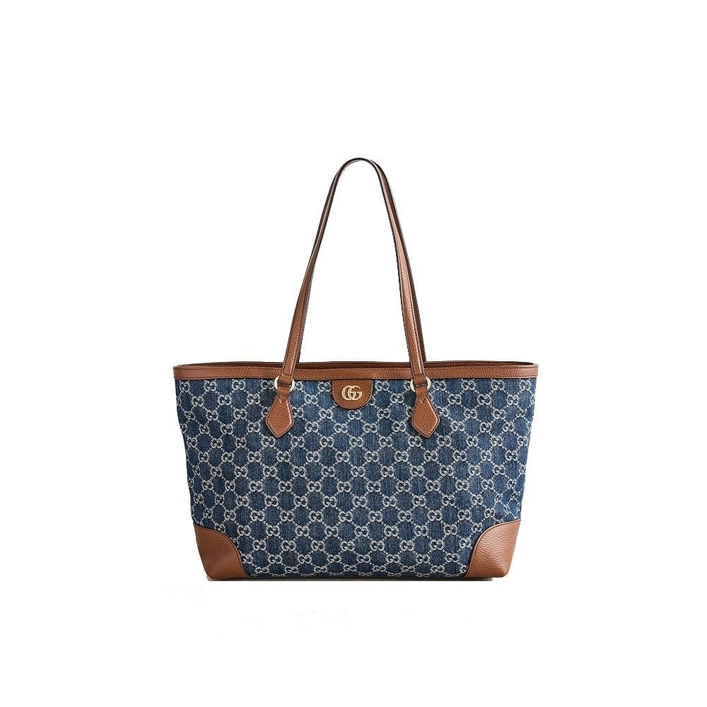 Gvc*1 Blue Denim Ophidia Medium Tote