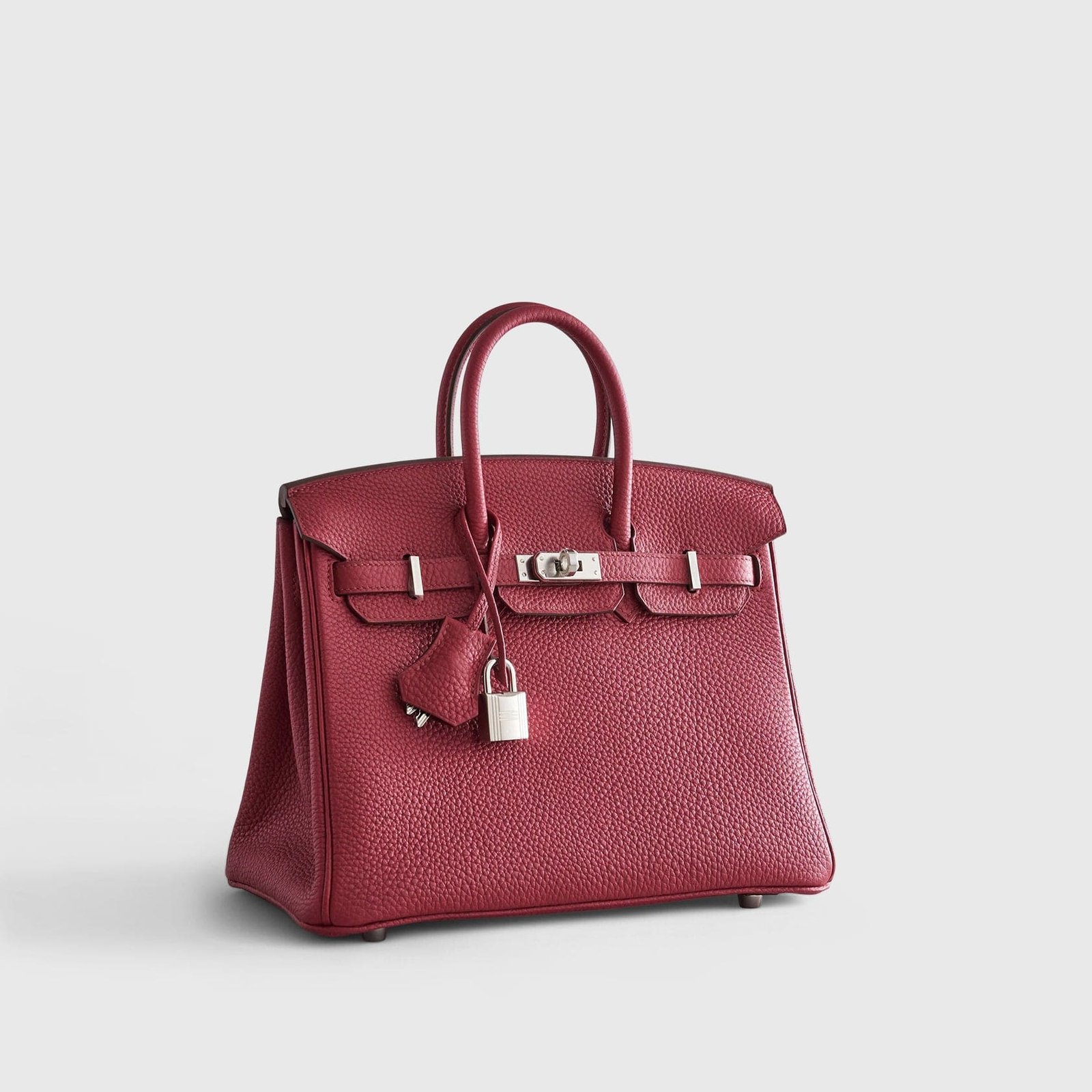H**me5 Birkin 25 Togo Rubis Palladium Hardware
