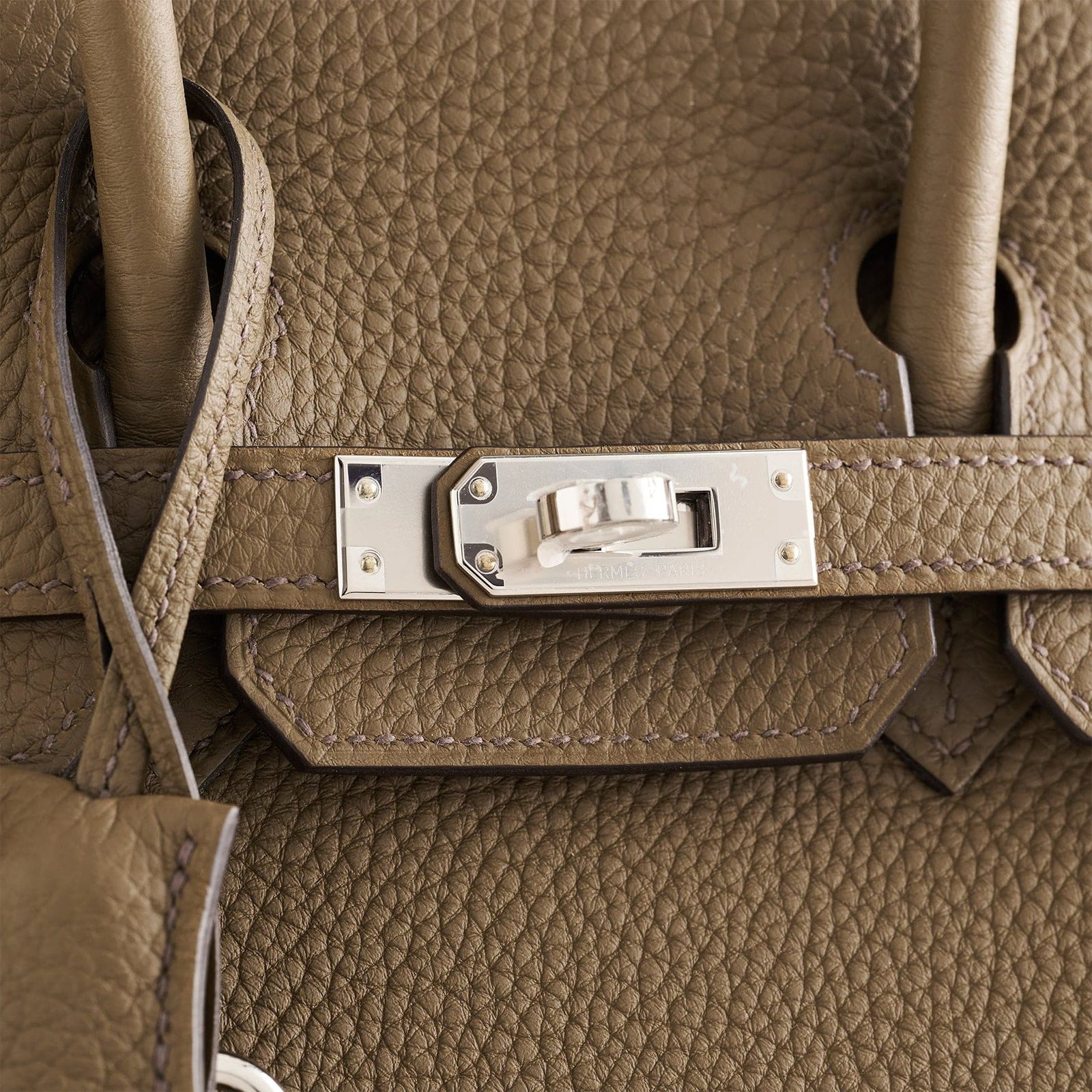 H**me5 Birkin 25 Togo Toundra Palladium Hardware