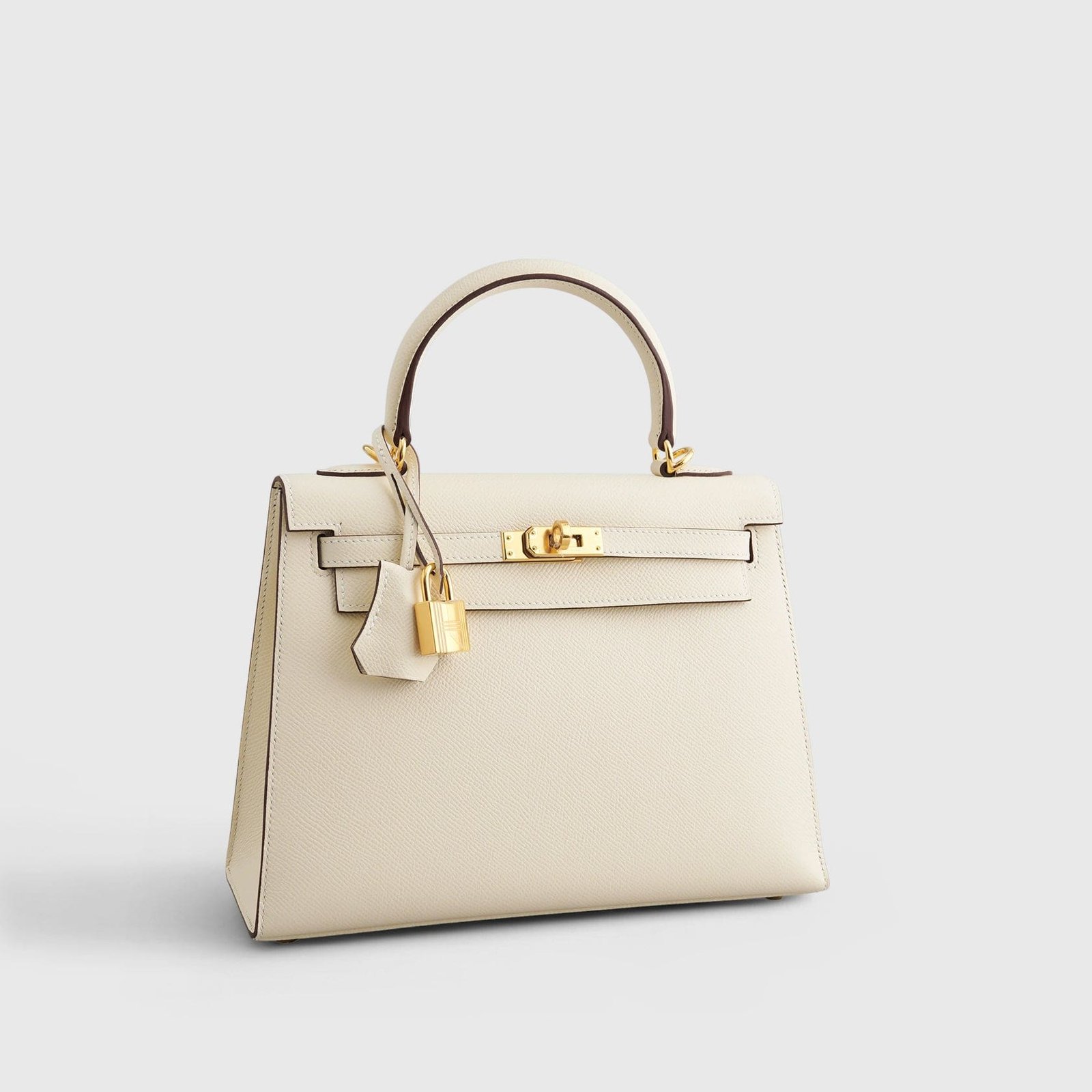 H**me5 Kelly 25 Epsom Nata Sellier Gold Hardware