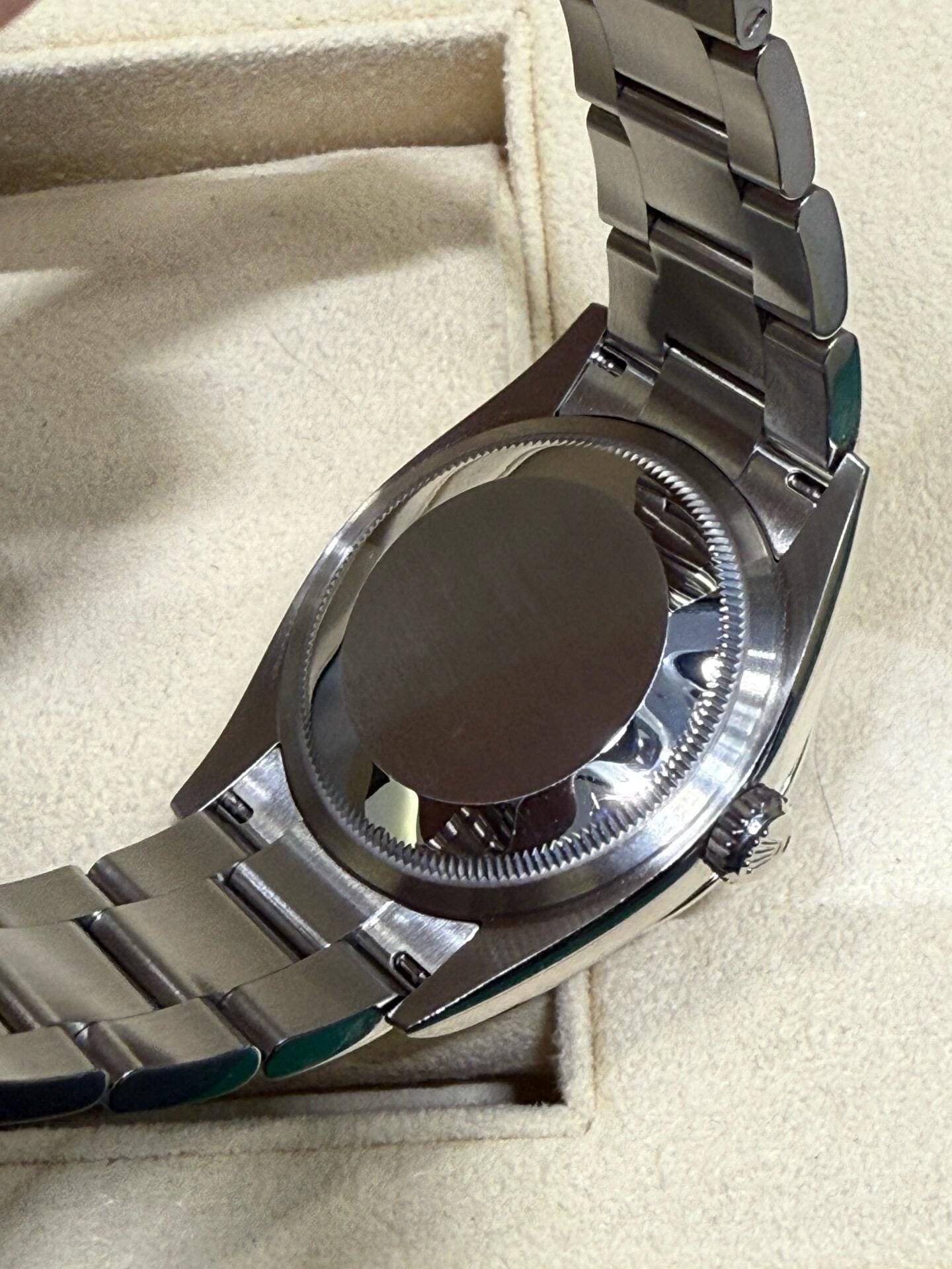 R01ex Oyster Perpetual 36 126000 Stainless Steel Yellow Dial