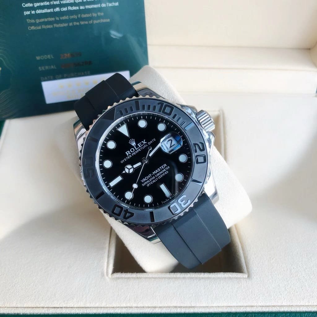 R01ex Yacht-Master 42 226659 ‘Falcon’s Eye’ Black Dial