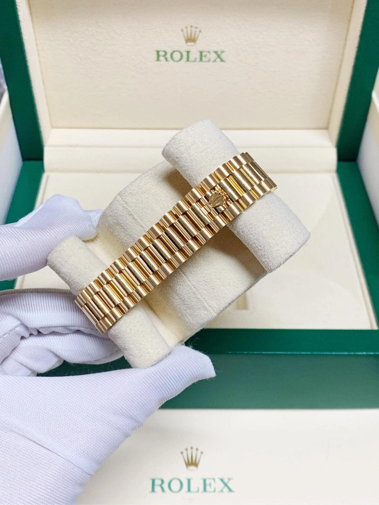R01ex Datejust 31 278278 ‘Ladies’ Yellow Gold Malachite D1am0nd Dial (2021)