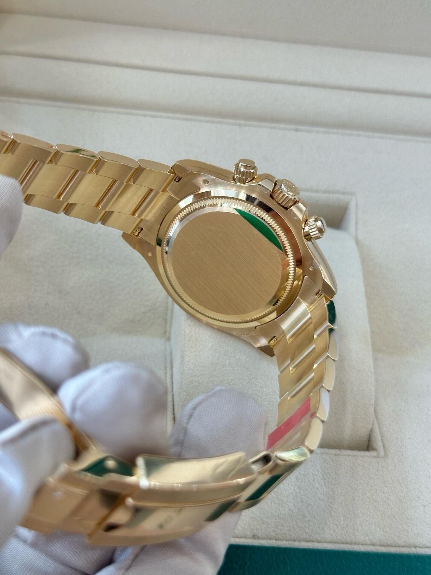R01ex Daytona 126508 Yellow Gold Green Dial (2025)
