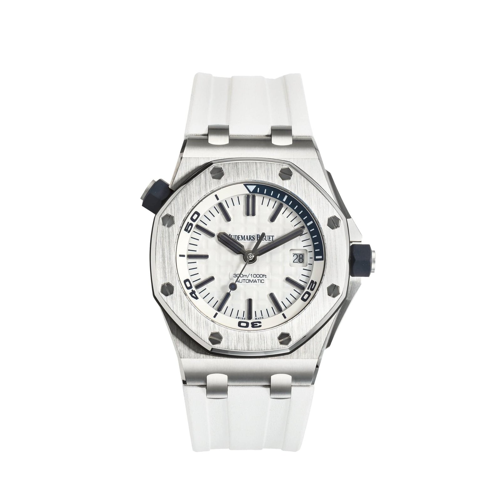 Audemars P1g*et Royal Oak Offshore 15710ST.OO.A010CA.01 Diver Stainless Steel White Dial