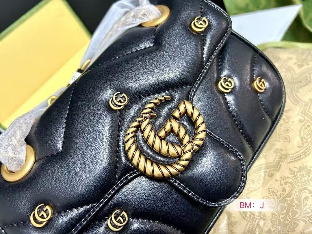 Gvc*1 MARMONT SMALL SHOULDER BAG BLACK