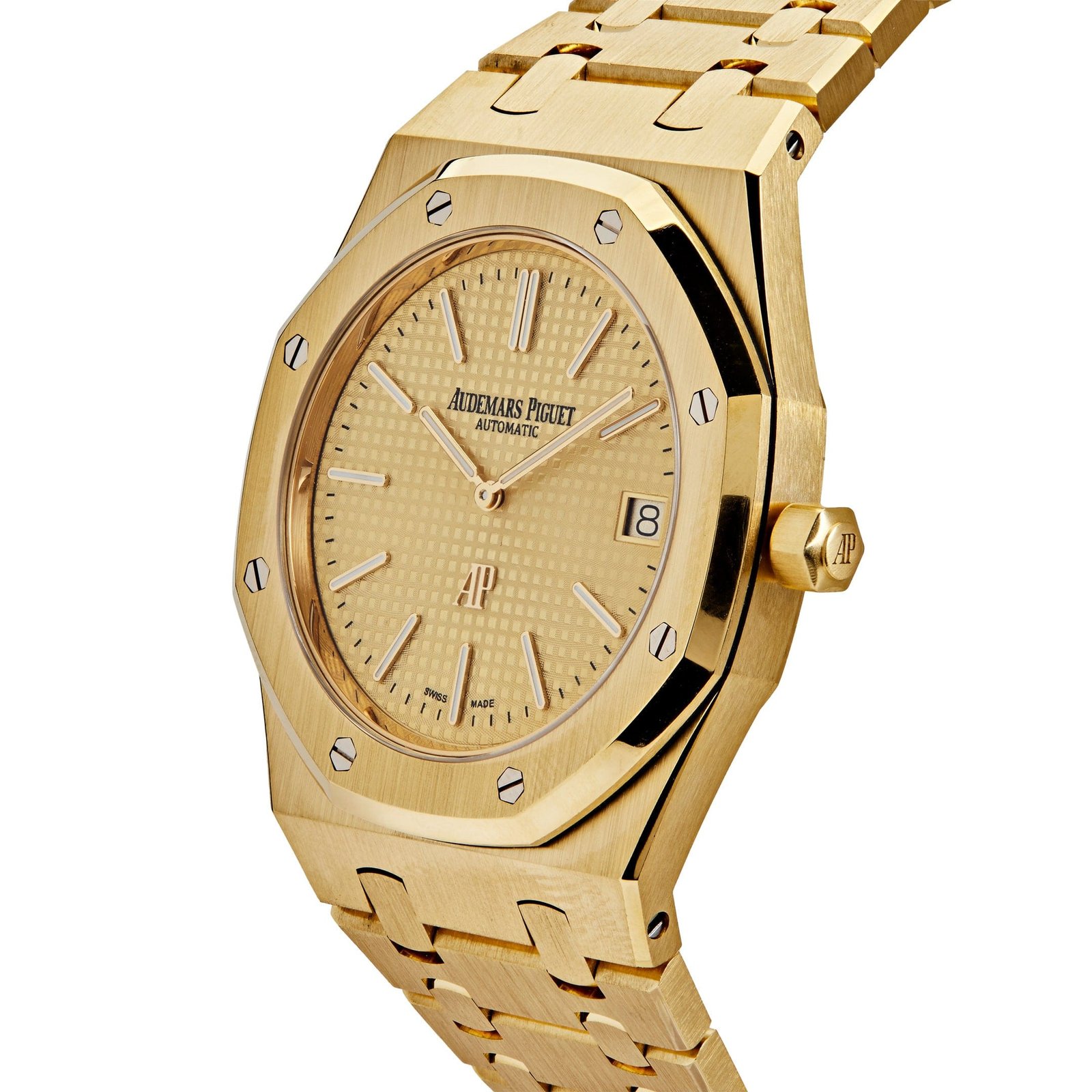 Audemars P1g*et Royal Oak 15202BA.OO.1240BA.02 ‘Jumbo’ ’40th Anniversary’ Extra-Thin Yellow Gold