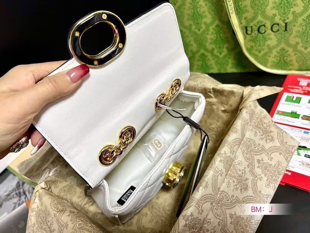 Gvc*1 DECO MINI SHOULDER BAG White