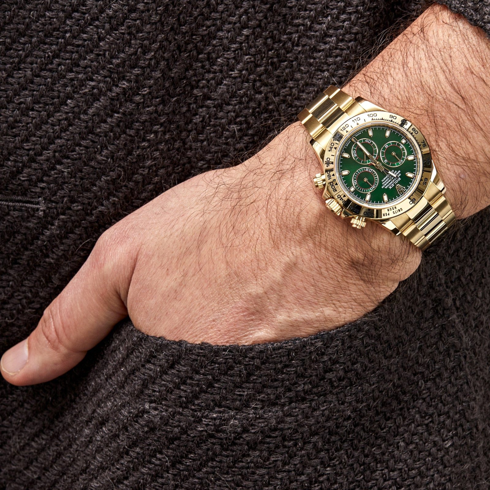 R01ex Daytona 116508 ‘John Mayer’ Green Dial 40 mm