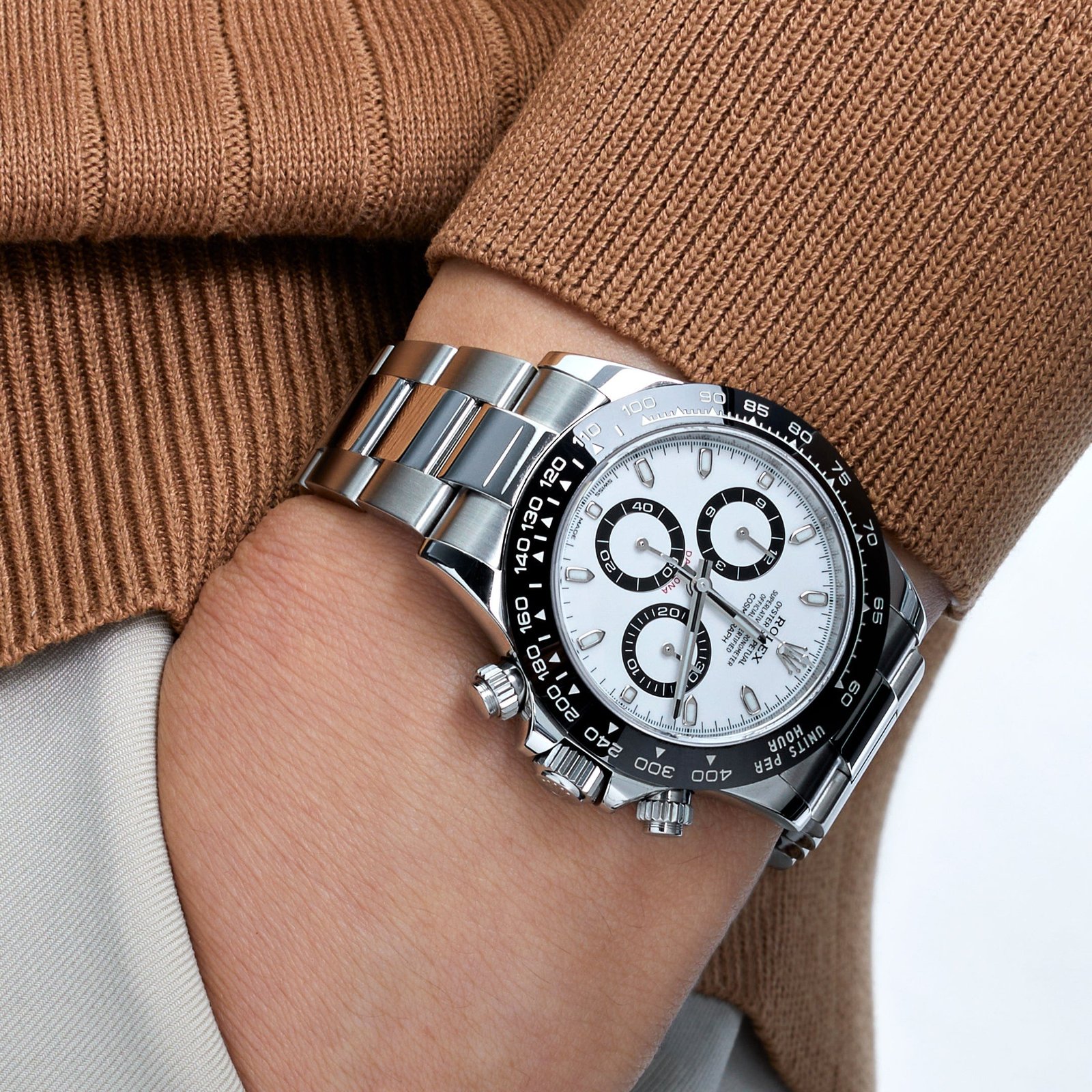 R01ex Daytona 116500LN Stainless Steel White Panda Dial (2022)