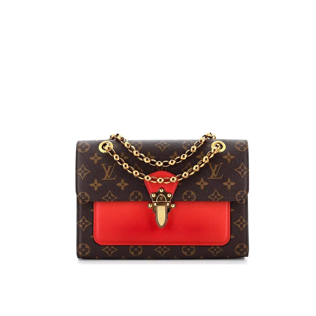 L0vis Vvtt0n Victoire Handbag Monogram Canvas and Leather