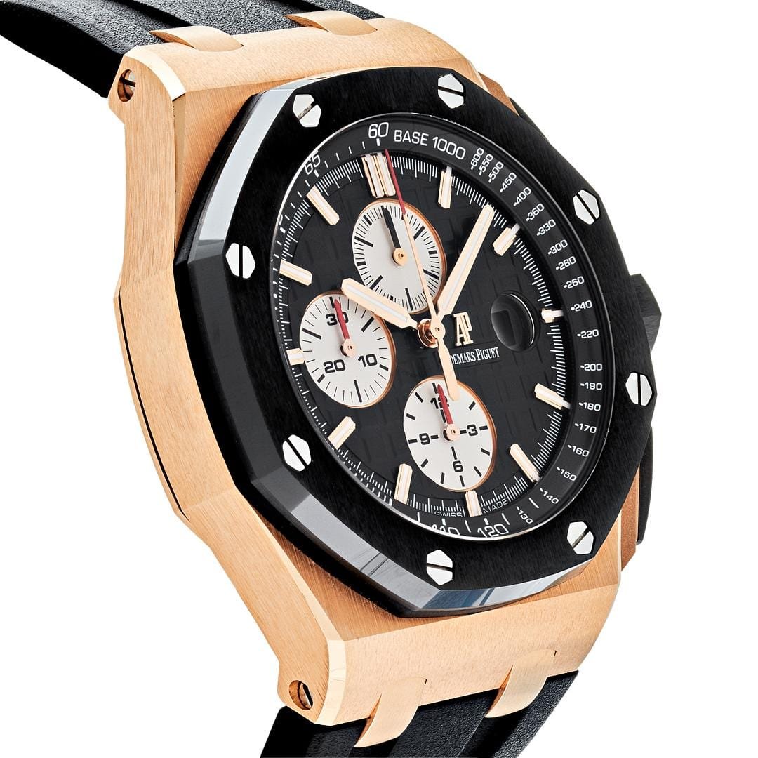 Audemars P1g*et Royal Oak Offshore 26400RO.OO.A002CA.01 Chronograph Rose Gold Black Dial (2012)