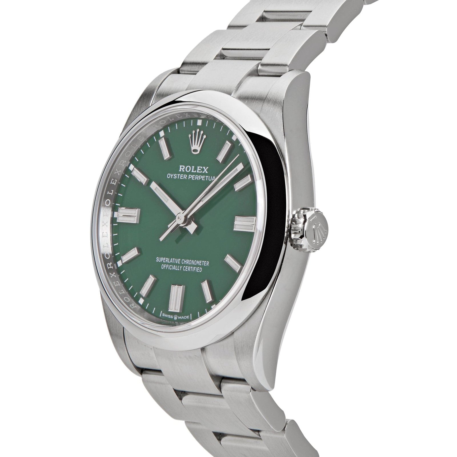 R01ex Oyster Perpetual 36 126000 Stainless Steel Green Dial