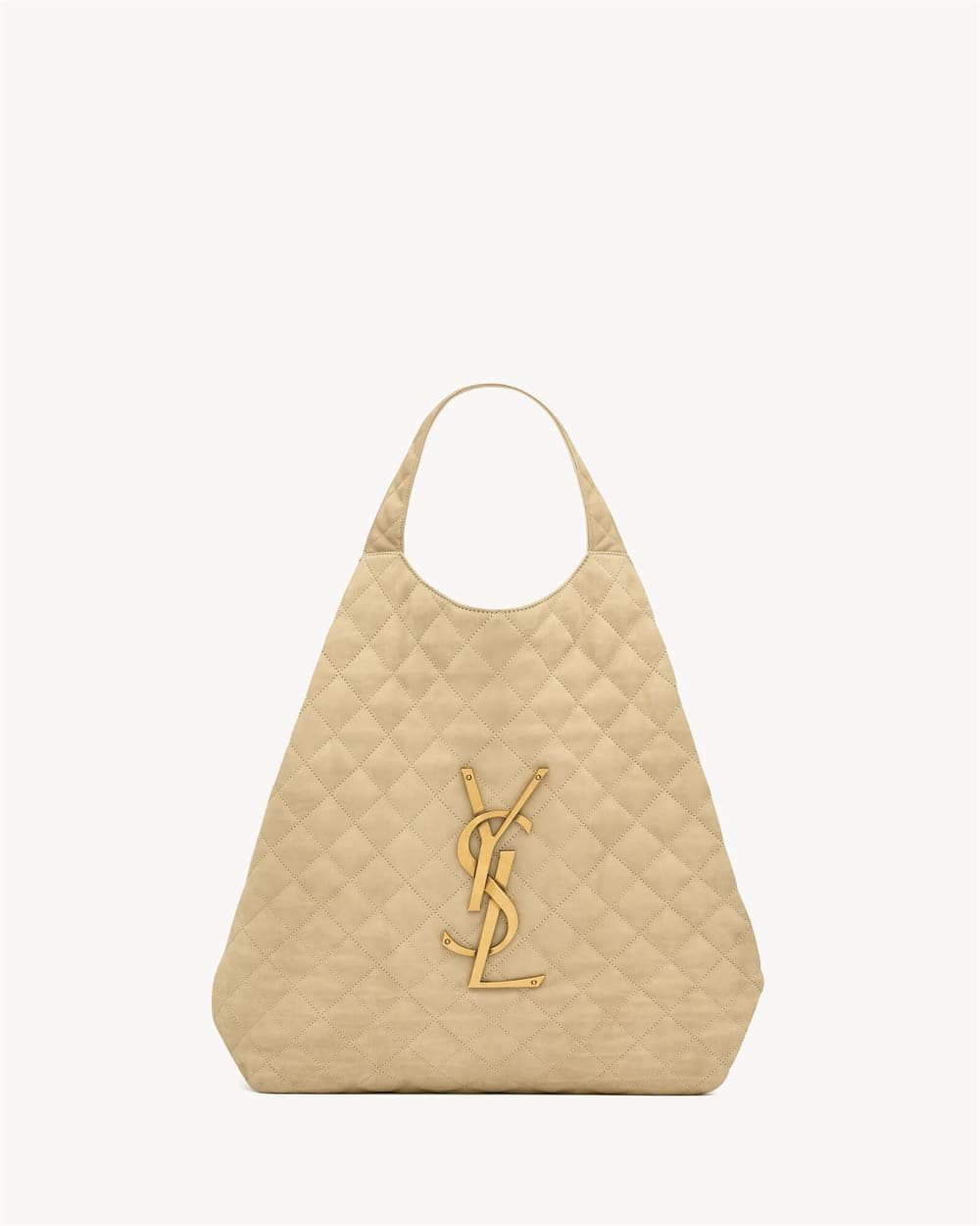 Sa1nt Lau*nt Nubuck Suede Quilted Maxi Icare Shopping