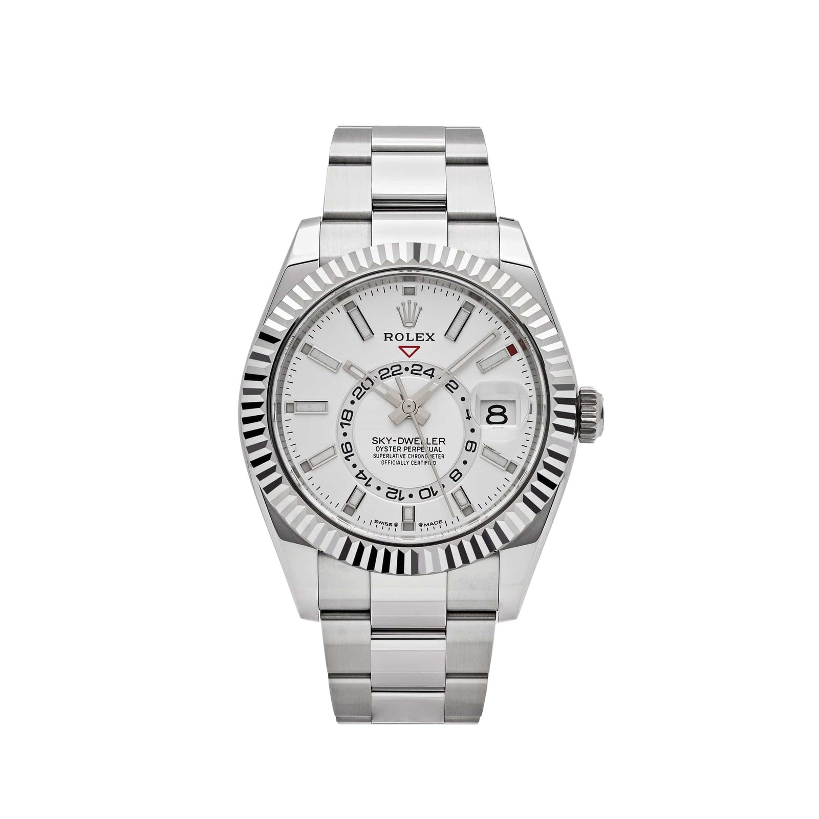 R01ex Sky-Dweller 336934 Stainless Steel White Dial (2024)