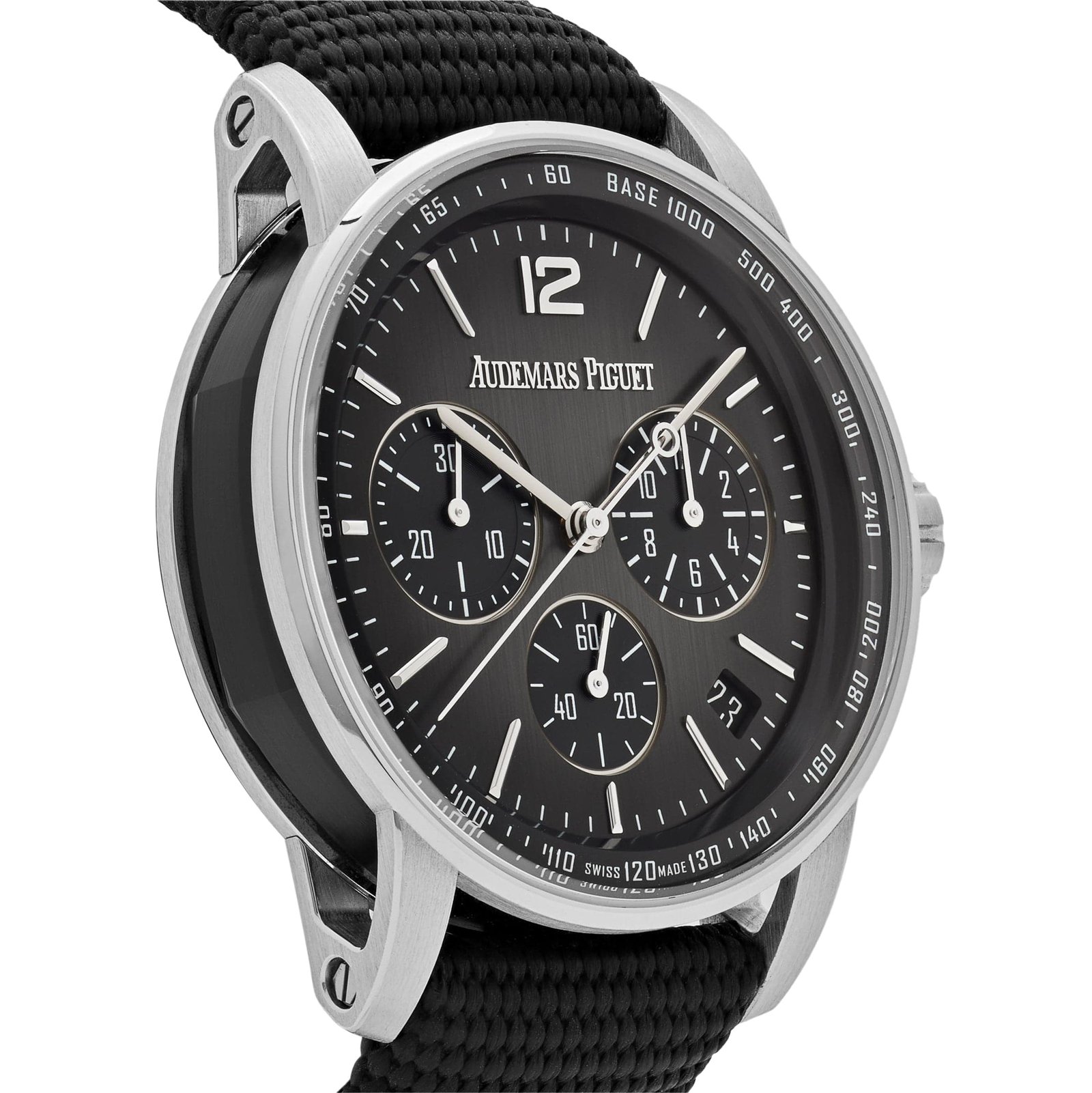 Audemars P1g*et Code 11.59 26393NB.OO.A002KB.01 Selfwinding Chronograph Black Ceramic White Gold Grey Dial
