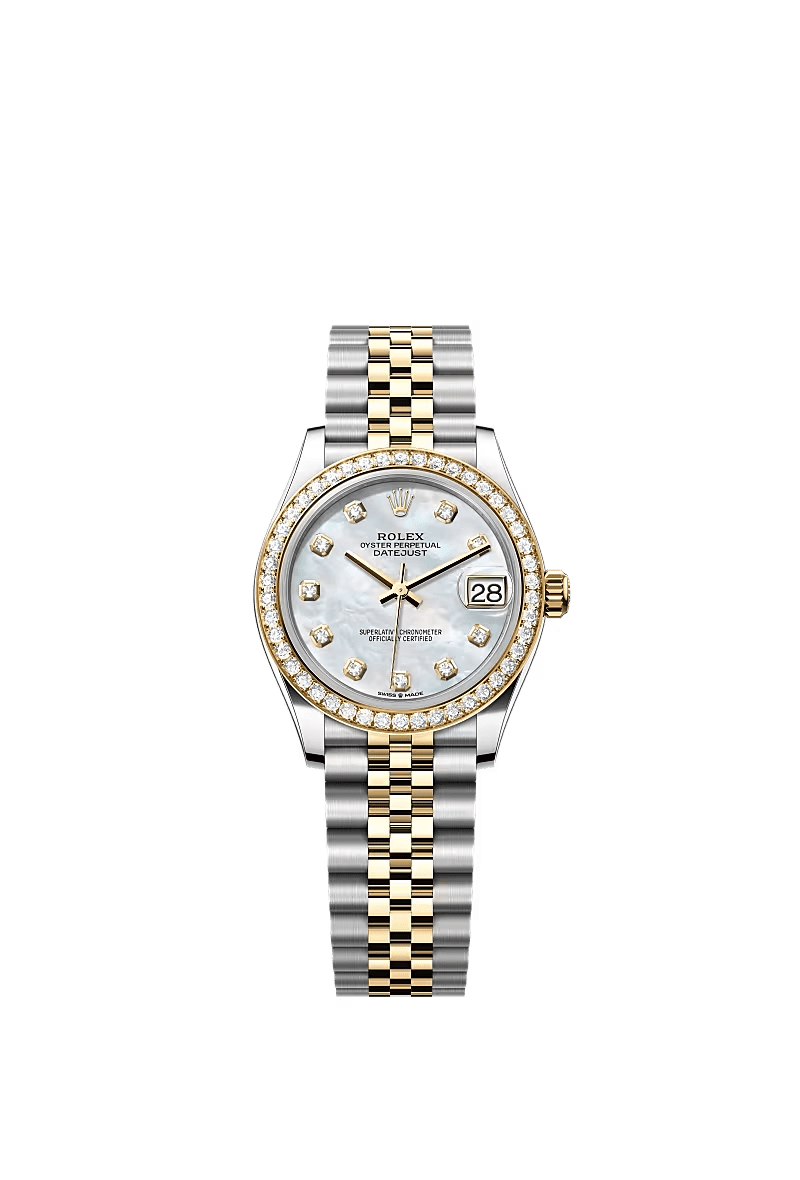 R01ex Datejust 31 278273 ‘Ladies’ Yellow Gold Stainless Steel Mother of Pearl D1am0nd Dial (2024)