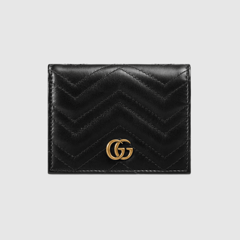 Gvc*1 GG Marmont card case wallet