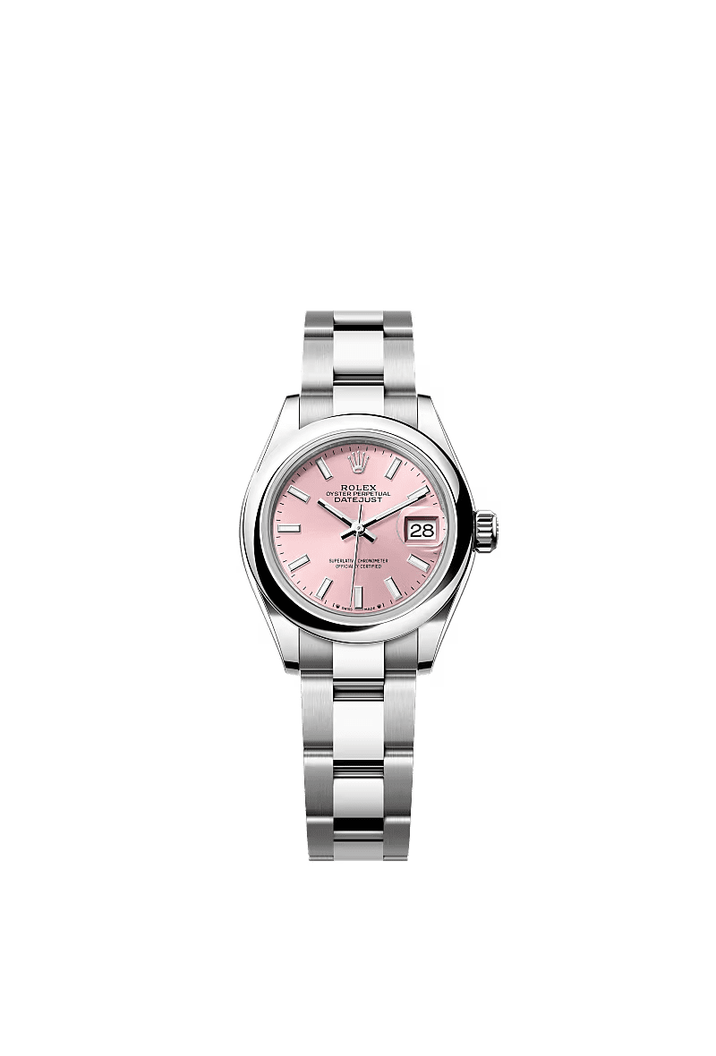 R01ex Lady-Datejust Pink Roman, Steel, 279160