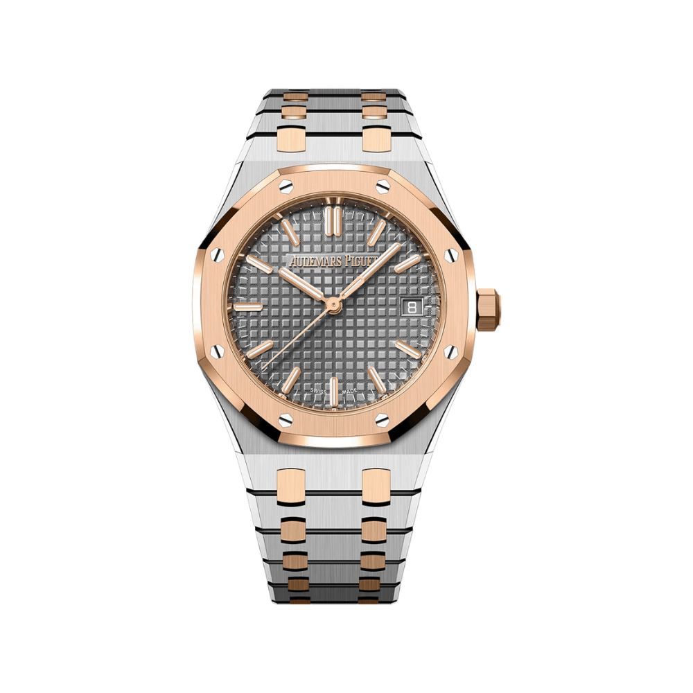 Audemars P1g*et Royal Oak 77450OR.OO.1361SR.03 Rose Gold and Steel Grey Dial